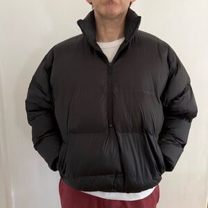 Zanerobe Black Half-Zip Puffer Jacket